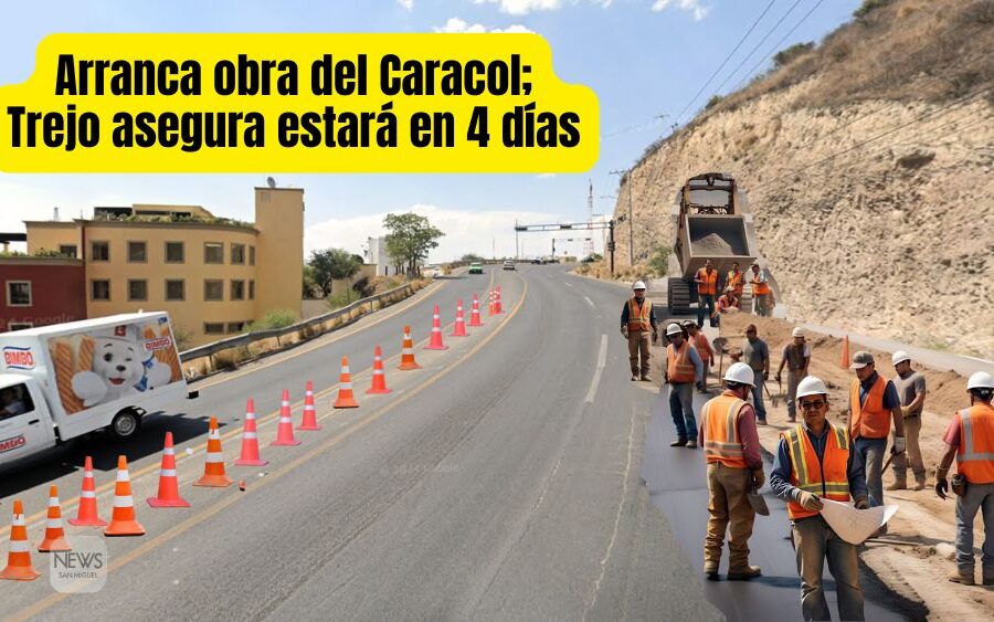 En ‘friega’ y contrarreloj,  alcalde de San Miguel de Allende busca construir los 4 carriles del Libramiento en 4 días