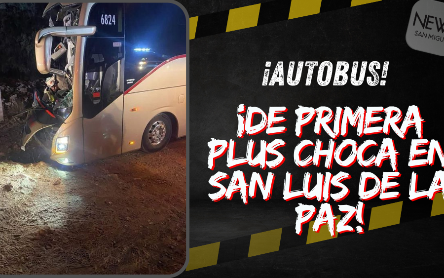 Accidente de autobús en la carretera federal 57 deja 26 heridos