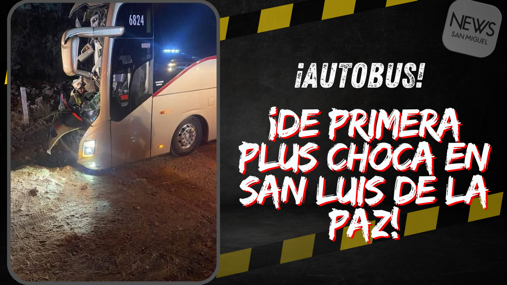 Accidente de autobús en la carretera federal 57 deja 26 heridos