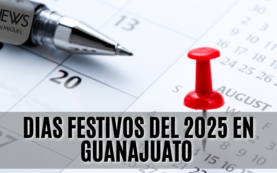 Días Festivos en los Municipios de Guanajuato para 2025