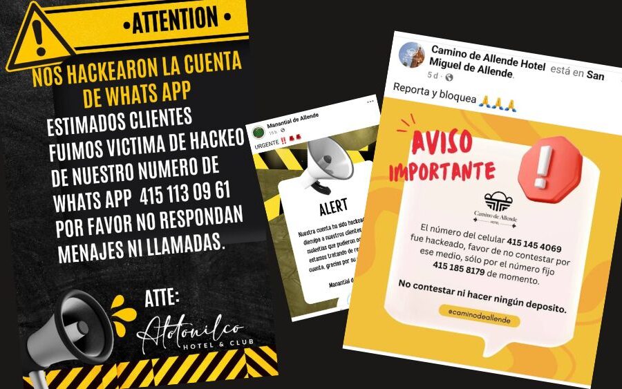 Alertan hoteles y negocios de San Miguel de Allende el hackeo de sus cuentas de WhatsApp