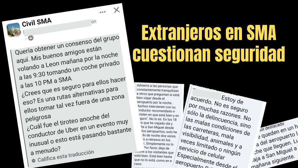 Residentes extranjeros cuestionan seguridad en San Miguel de Allende tras ataque a taxista