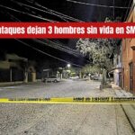 Intento de asalto y ataque dejan 3 personas sin vida en San Miguel de Allende