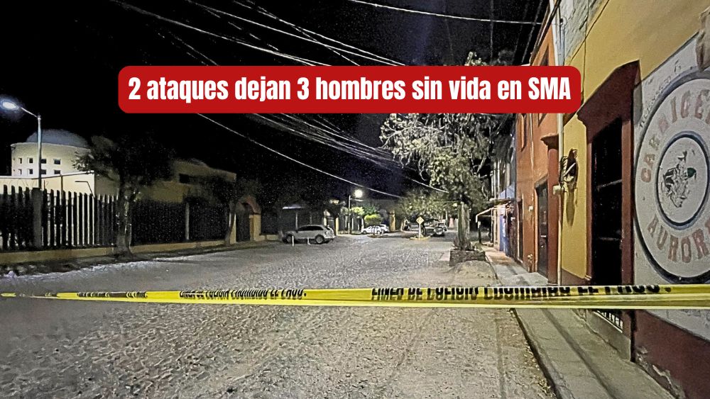 Intento de asalto y ataque dejan 3 personas sin vida en San Miguel de Allende