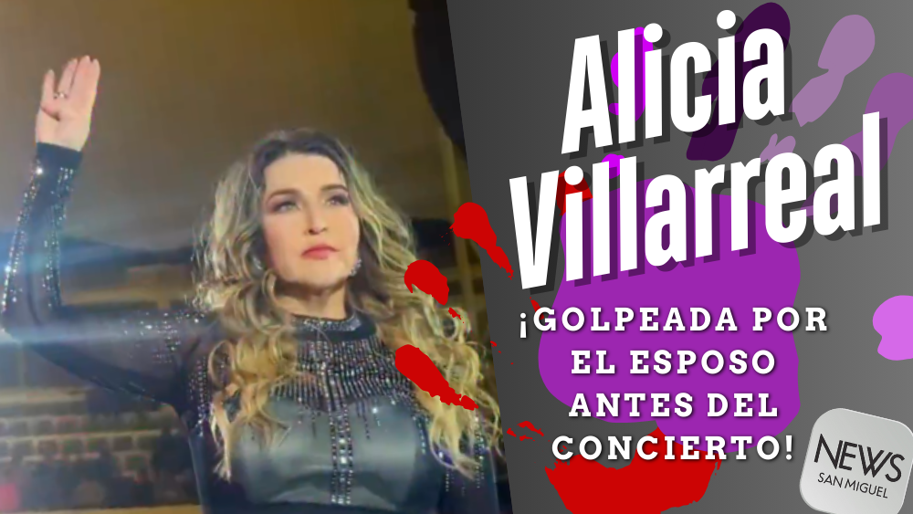 ¡Alicia Villarreal sufrió violencia del esposo antes del concierto!