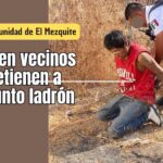 La unión hace la fuerza y los vecinos de El Mezquite detienen a ladrón reincidente de San Miguel de Allende