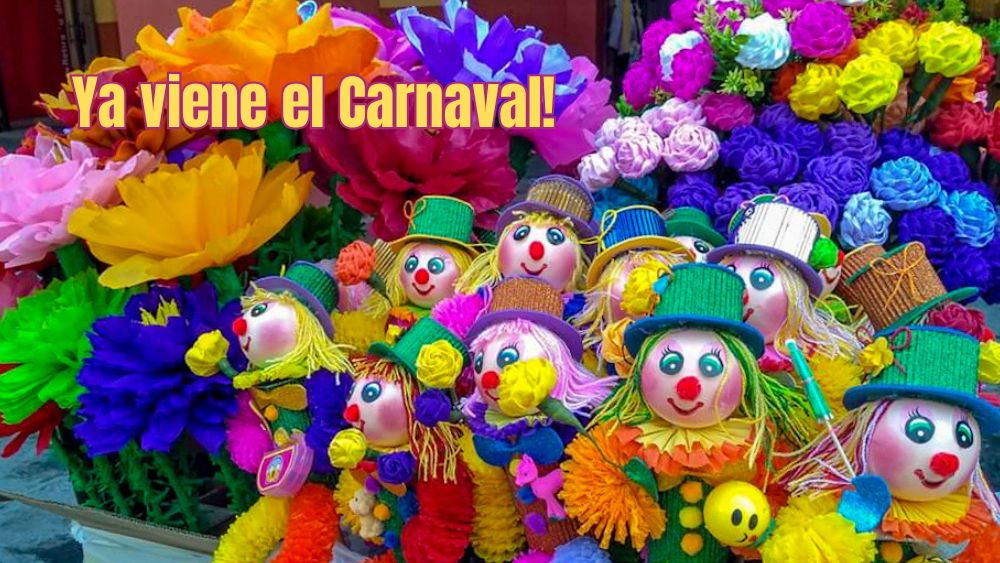 Ya viene el Carnaval llega a San Miguel de Allende! cascarones y carnaval previo a la Cuaresma