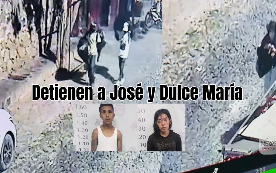 Dulce María y José los detienen por hacerse pasar de pepenadores para presuntamente robar