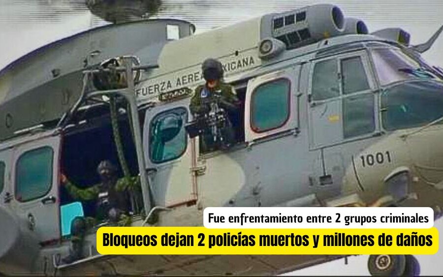 Violencia en Michoacán y Guanajuato fue por enfrentamientos entre grupos criminales dejan 2 policías muertos y múltiples daños