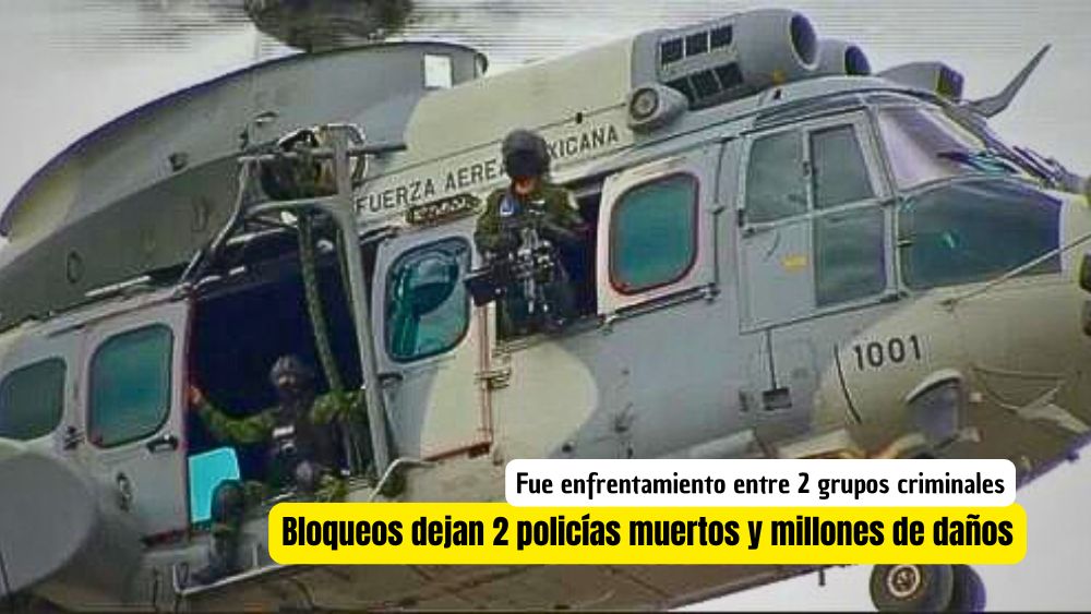 Violencia en Michoacán y Guanajuato fue por enfrentamientos entre grupos criminales dejan 2 policías muertos y múltiples daños