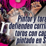 Torero y pintor sanmiguelenses defienden las corridas de toros con capote pintado