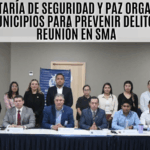 Secretaría de Seguridad y Paz realiza reunión en SMA para prevenir delitos