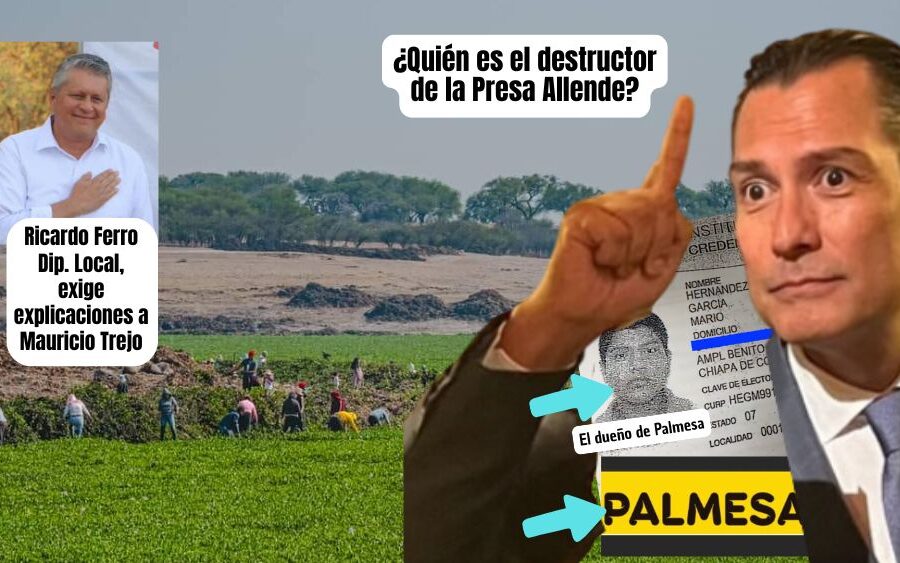 Exige Ricardo Ferro a Mauricio Trejo informes sobre fraccionamientos y plantas tratadoras que lanzan aguas negras a Presa Allende
