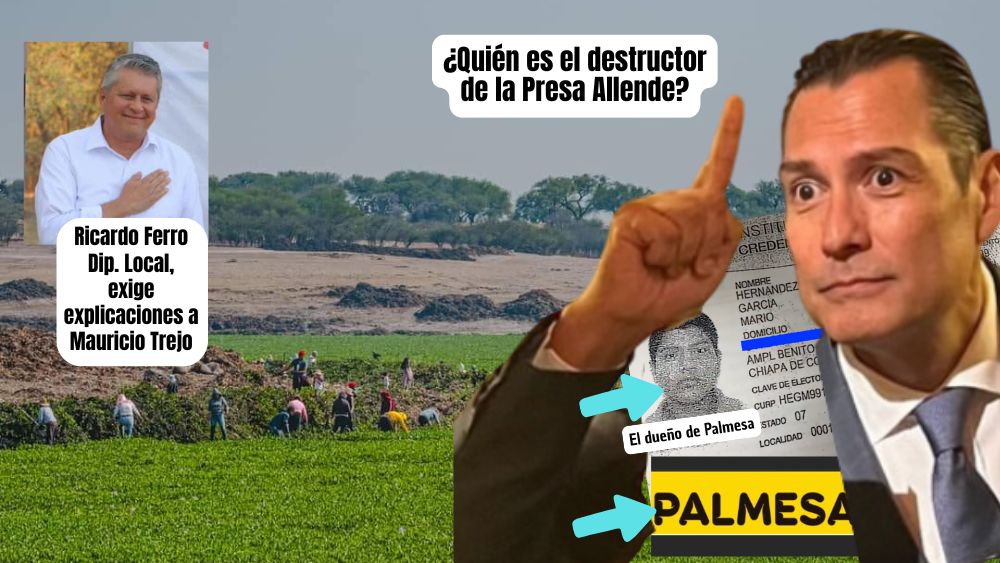 Exige Ricardo Ferro a Mauricio Trejo informes sobre fraccionamientos y plantas tratadoras que lanzan aguas negras a Presa Allende