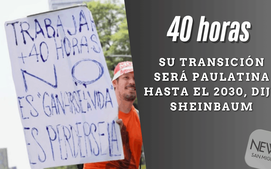 Transición hacia jornada laboral de 40 horas será gradual