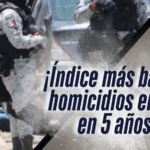 ¡Homicidios dolosos en GTO alcanzan su nivel más bajo en 5 años!