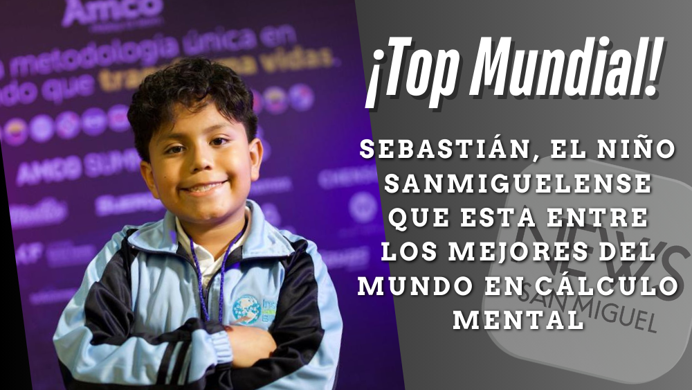 ¡Sebastián, entre los mejores del mundo en matemáticas!