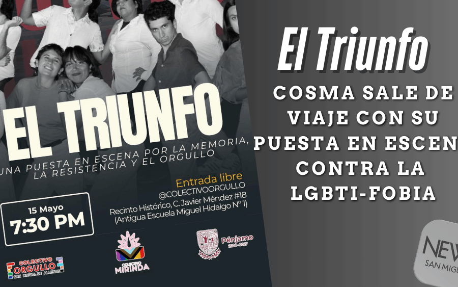 El Triunfo; obra de Colectivo Orgullo representa a San Miguel de Allende