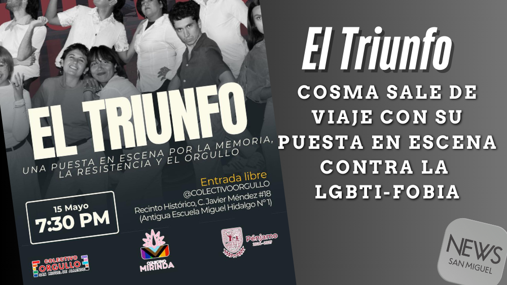 El Triunfo; obra de Colectivo Orgullo representa a San Miguel de Allende