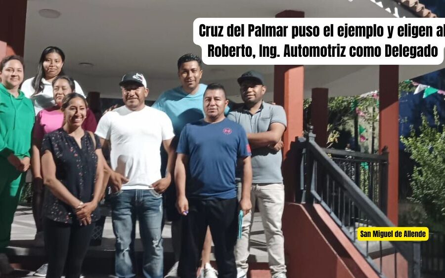 Cruz del Palmar pone el ejemplo para elegir a su Delegado y elige al más joven de sus representantes