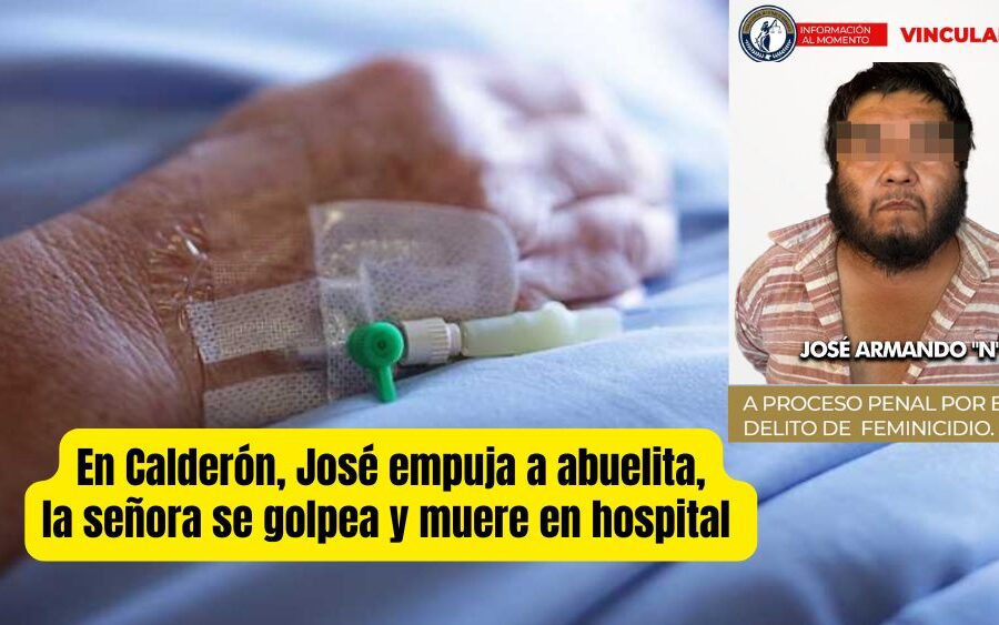 Discusión familiar termina en tragedia: empuja a una abuelita, la lesiona y muere en el hospital