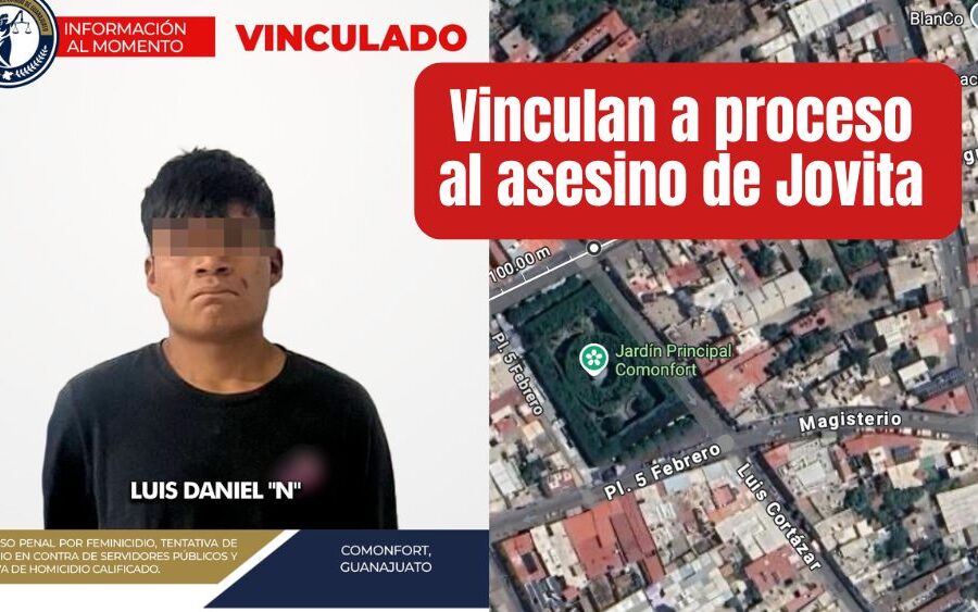 Vinculan a proceso a Luis Daniel, el feminicida de Doña Jovita en Comonfort