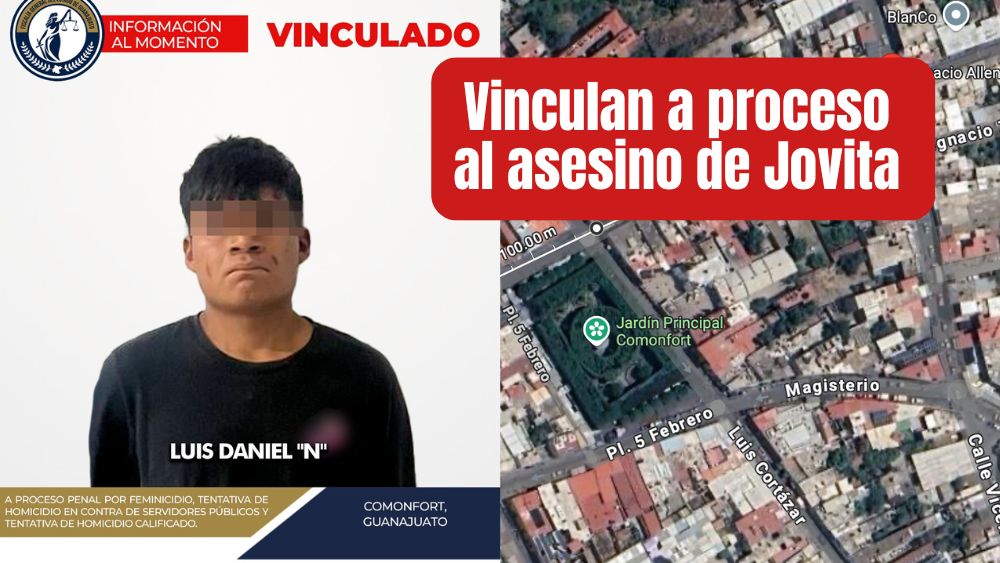 Vinculan a proceso a Luis Daniel, el feminicida de Doña Jovita en Comonfort