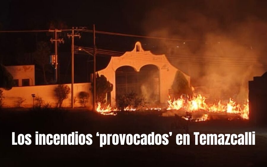 Incendios provocados por dueños de terrenos en Fraccionamiento Temazcalli ponen en riesgo a vecinos y medio ambiente