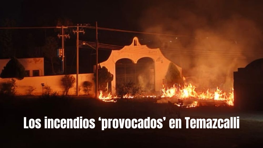 Incendios provocados por dueños de terrenos en Fraccionamiento Temazcalli ponen en riesgo a vecinos y medio ambiente
