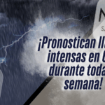 Lluvias intensas pronostican en municipios de Gto durante los próximos 7 días