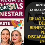 Inicia entrega de tarjetas del Bienestar para personas con discapacidad