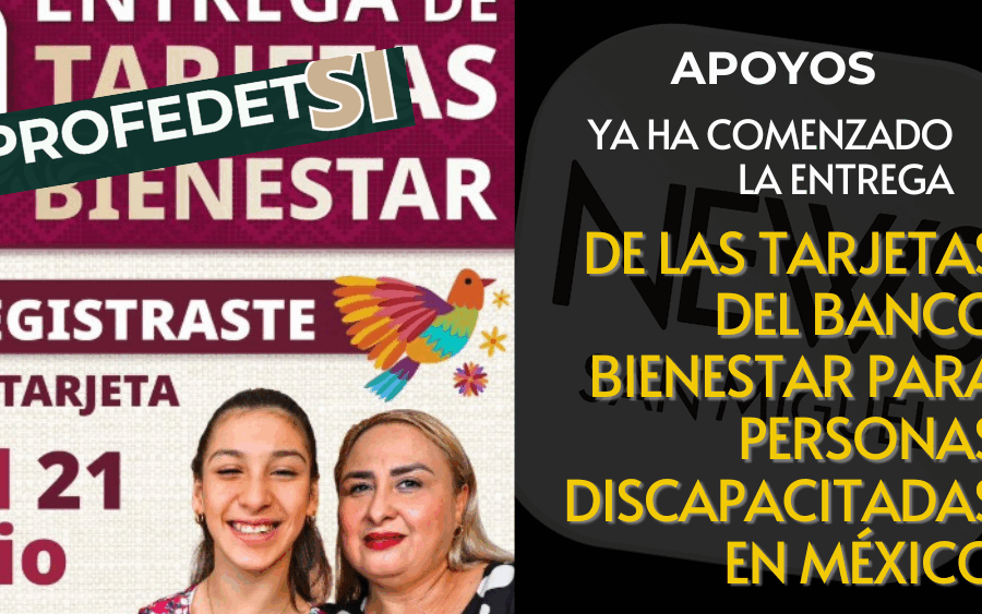 Inicia entrega de tarjetas del Bienestar para personas con discapacidad