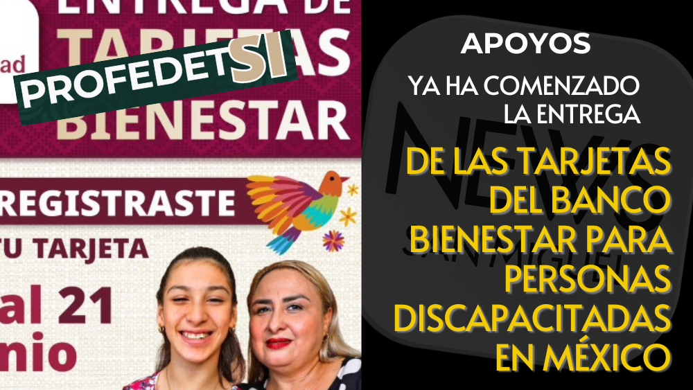 Inicia entrega de tarjetas del Bienestar para personas con discapacidad