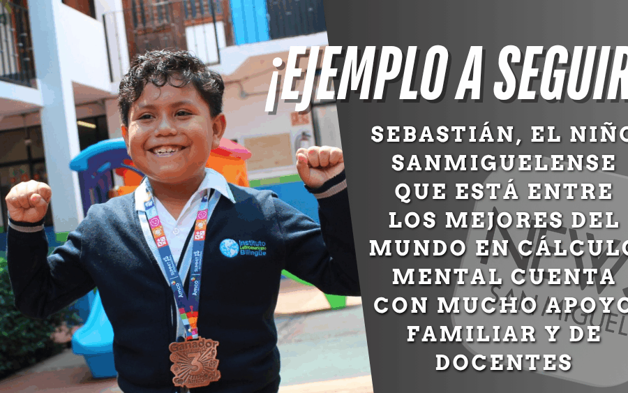 Sebastián Bustamante: pasión por las matemáticas desde San Miguel hasta el mundo