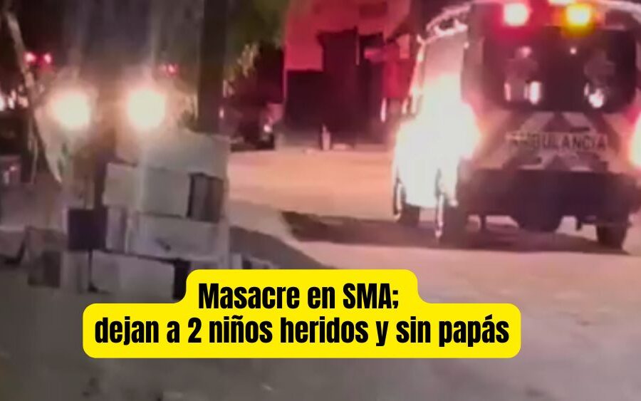 Dos niños huérfanos y heridos y 3 muertos en masacre a familia en San Miguel de Allende