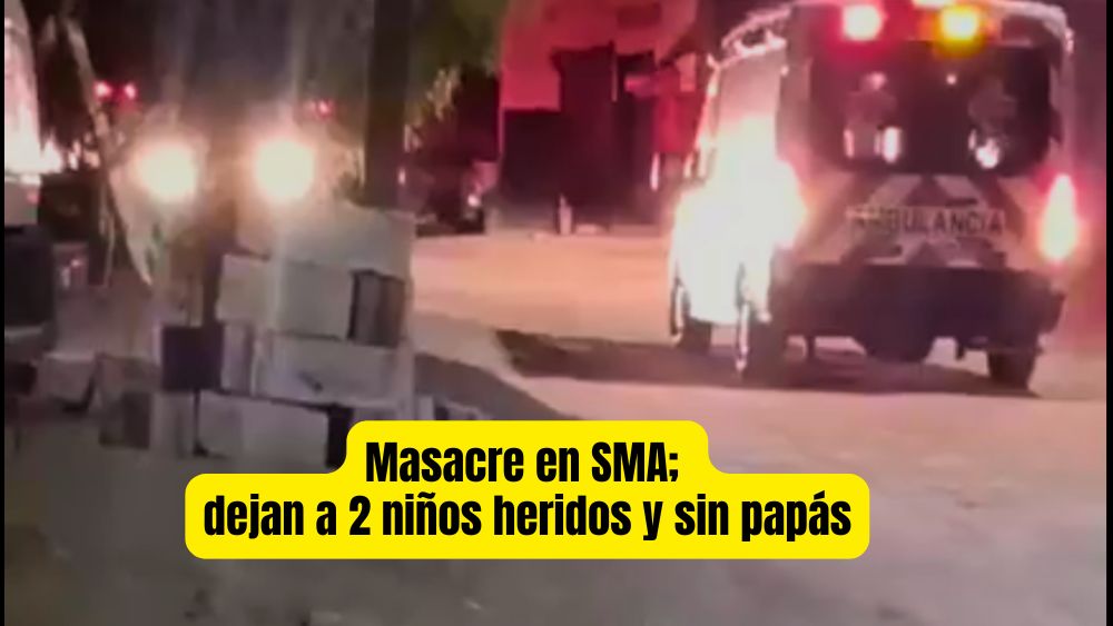Dos niños huérfanos y heridos y 3 muertos en masacre a familia en San Miguel de Allende