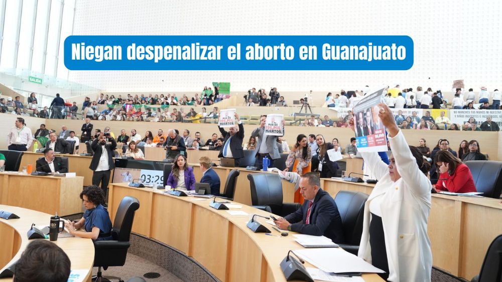 Con votos del PAN, PRD, 1 PVEM y 1 PRI, se archiva dictamen que buscaba despenalizar aborto en Guanajuato