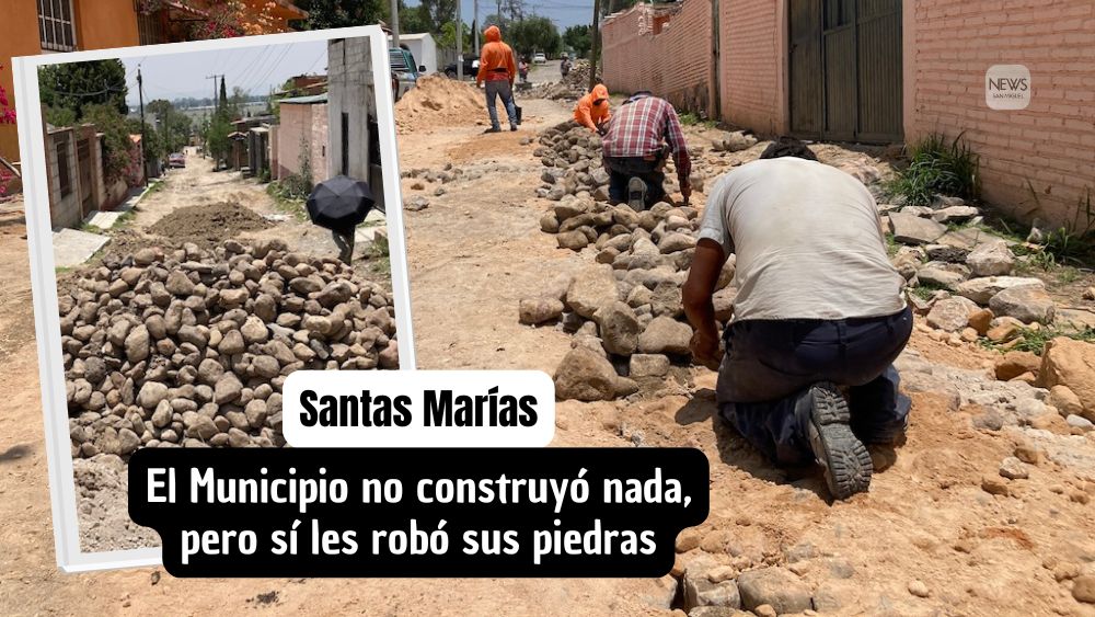 En Santas Marías tenían su calle… hasta que llegó el Gobierno de SMA, la desapareció y nunca volvieron