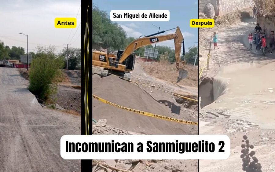 Del puente soñado al lodazal real: la historia de cómo el Municipio dejó incomunicados a Sanmiguelito 2 en San Miguel de Allende