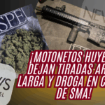 Huyen dos en moto; dejan arma larga y marihuana en calles de San Miguel de Allende