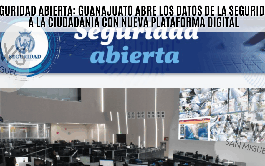 Seguridad Abierta: plataforma digital para checar transparencia en seguridad pública de GTO