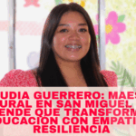 La historia de Claudia, la maestra que forma niños con valores y transforma comunidades