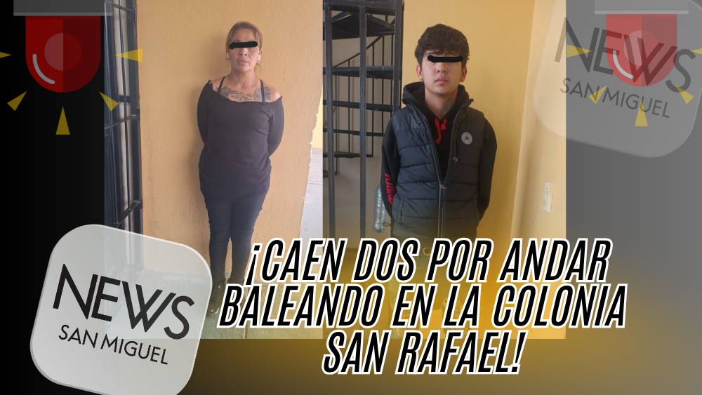 ¡Atrapan a dos personas tras las detonaciones en la San Rafael!