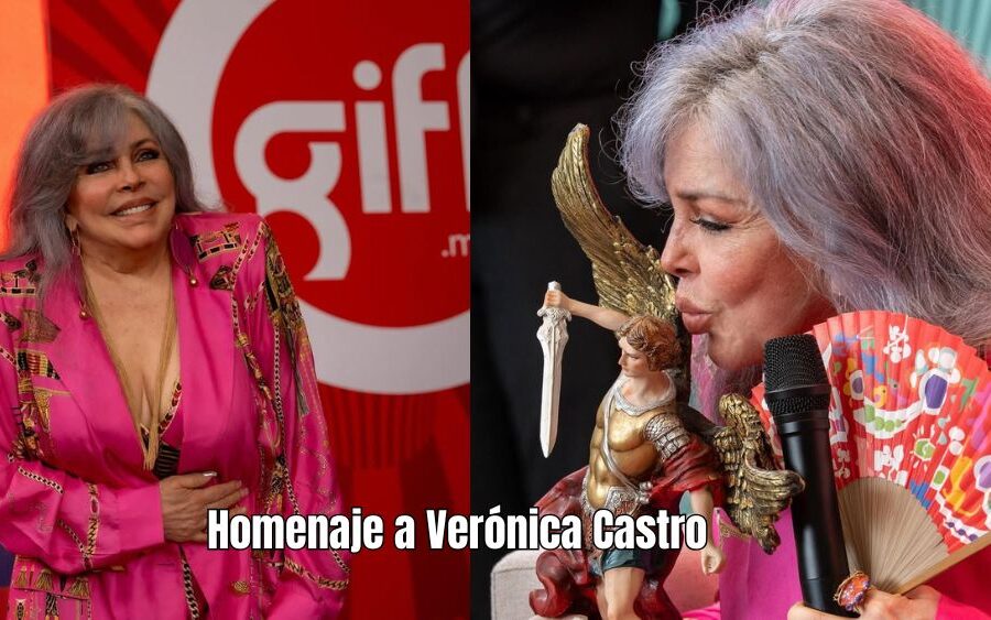 Verónica Castro brilla en el GIFF y lanza bomba: ¿una nueva Rosa Salvaje… con cuchillo en mano? 🔥🌹🔪