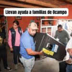 Gobernador Libia Dennise entrega apoyos a familias de Ocampo tras inundación: ‘aquí nadie se queda solo’