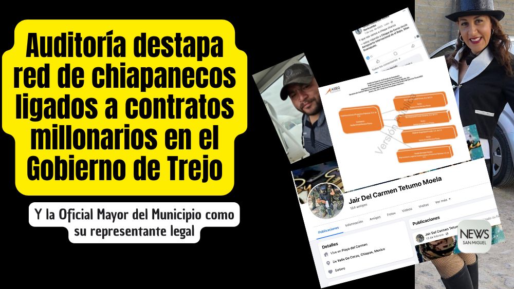 Empresas fachada, chiapanecos millonarios: la red que destapa la Auditoría en el gobierno de Mauricio Trejo en San Miguel de Allende