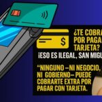 Te cobran extra por pagar con tarjeta el servicio de agua, cartas o mercancía? Eso es ILEGAL y esto debes hacer