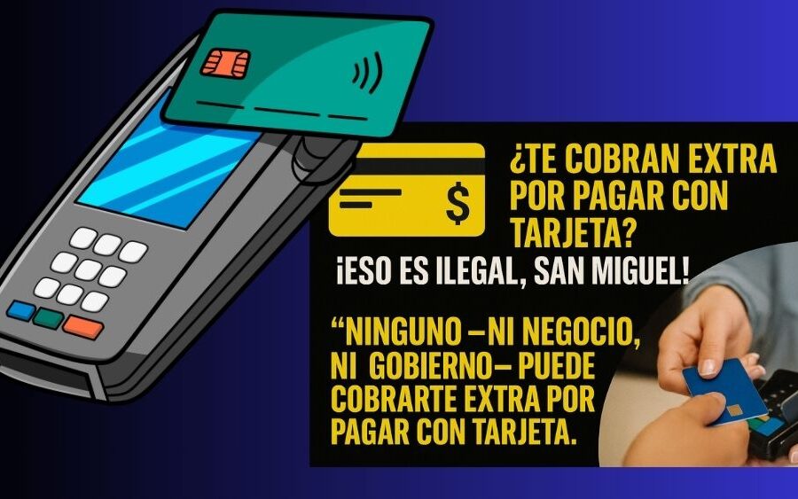 Te cobran extra por pagar con tarjeta el servicio de agua, cartas o mercancía? Eso es ILEGAL y esto debes hacer