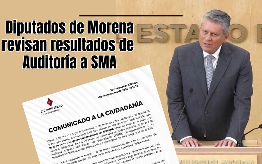 Ricardo Ferro y Morena revisan informes de la ASEG por presuntas irregularidades en municipios de Guanajuato