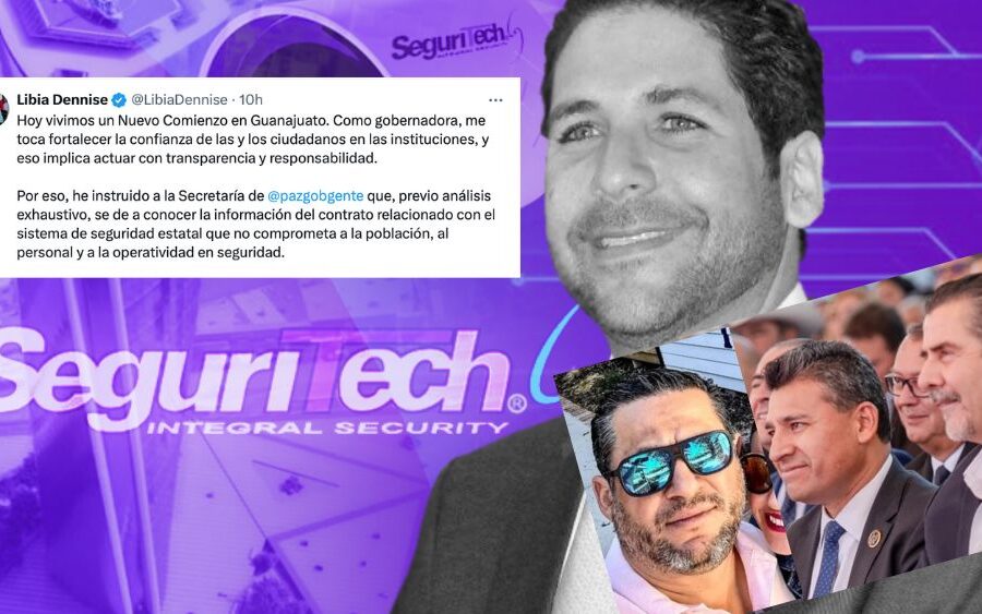 Gobernadora Libia Dennise destapa contrato ‘secreto’ de seguridad que benefició a exgobernador Diego Sinhue